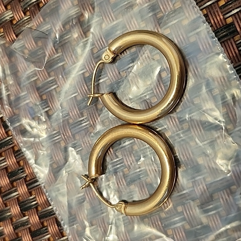 14K Gold Hoop Earrings